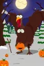 Placeholder: South Park Halloween episode about the giant horror turkey goblin