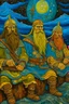 Placeholder: As Viking warriors by Van Gogh