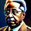 Placeholder: "Dizzy Gillespie, full-scale head and shoulders portrait, 8k resolution concept art portrait by Greg Rutkowski, Artgerm, WLOP, dizzy Gillespie dynamic lighting hyperdetailed intricately detailed Splash art trending on Artstation triadic colors Unreal Engine 5 volumetric lighting Splash art fantasy, Matt mercer