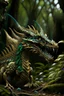 Placeholder: terrifying winged dragon with rattle snake head in deep swampy jungle, in the style of fantasy movies, photorealistic, shot on Hasselblad h6d-400c, zeiss prime lens, bokeh like f/0.8, tilt-shift lens 8k, high detail, smooth render, unreal engine 5, cinema 4d, HDR, dust effect, vivid colors