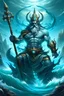 Placeholder: epic water god divine