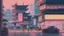 Placeholder: soothing 80s Japanese city ,