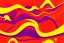 Placeholder: Vector Vector Vector technology abstract background with dynamic amorphous vector flowing gradient particle water curve waves and modern red, yellow, orange lines. Retro futurism geometric, cyberpunk.