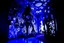 Placeholder: A purple outer space with ghosts of illusion designed in Javanese shadow puppets painted by Antoni Gaudi