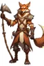 Placeholder: brown fox humanoid barbarian sorcerer dnd