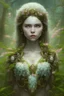 Placeholder: fae, sidhe, ominous, nature, orchids, dnd character portrait, intricate, oil on canvas, insanely detailed, 16k resolution, retroanime style, perfect eyes, round pupil, cinematic smooth, intricate detail , soft smooth lighting, soft pastel colors, painted Renaissance style