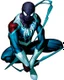 Placeholder: spider-man as DC blue lantern