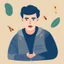 Placeholder: ilustración hombre