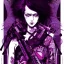 Placeholder: beautiful punk girl, hyper detailed, hyperdetailed, intricately detailed, illustration by <kilian eng> <Yoji Shinkawa>, purple tones,