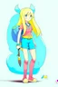 Placeholder: fionna adventure time styled