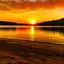 Placeholder: Photo of sunset on the beach of a Czech lake. 8K