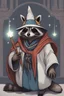 Placeholder: Raccoon wizard