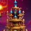 Placeholder: fullbody Drawing of 'sketch of steampunk Mobile Castle',intricate detail,andrea bonelli,Kilian Eng,Ohrai,evan lee,Aleksandr Sidelnikov,KyuYong Eom,three quarters frontal aerial view,toned colors,32k