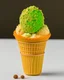 Placeholder: Falafel ice-cream cone