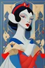 Placeholder: Disney Snow White style of erte