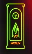 Placeholder: neon gravestones