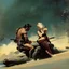 Placeholder: Frazetta man and a beautifull woman