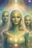 Placeholder: cosmic woman,peau bleu,beautiful ufos rainbow, admiral from the future, galactic confédération, fine whole face, crystalline skin, expressive purple eyes,rainbow, smiling lips, very nice smile, costume pleiadian, Beautiful tall woman pleiadian Galactic commander, ship, perfect datailed golden galactic suit, high rank, long blond hair, hand whit five perfect detailed finger, amazing big puple eyes, mouth, high définition lips, cosmic happiness, bright colors,smile