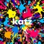 Placeholder: A vibrant and colorful artistic representation of an logo. The logo is only a word: KATZ. The Katz logo is white and central focus. Surrounding the KATZ are abstract patterns and shapes in a myriad of colors, including all colors, especially blues, reds and yellows. Some of these patterns resemble fluid or paint splatters, while others have a more structured, almost psychedelic appearance. The overall feel of the image is dynamic, energetic, and evocative of intense emotion or creativity.