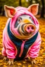 Placeholder: Pig in a bear costume