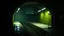 Placeholder: GAME CONCEPT ART .two poin perspective.Station platform and stairs from side .photograph inside of hole .very big ambient.gient station.Inside the old subway tracks, . Low light and closed green moss walls. Like the original design of the game space ,digital art.landscape,far camera old painting,2 Chen and George Hopper, Rembrandt lighting, a dark green color scheme, . --ar 13:16 --v 6. 0 metro game