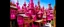 Placeholder: A magenta magical town made out of wood painted by Antoni Gaudi