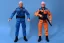 Placeholder: Mike pence g.i. joe toy doll With a gun space force Blue cloth uniform, fluorescent orange, whole body