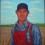 Placeholder: Disturbing farmer painting