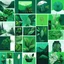 Placeholder: moodboard of green