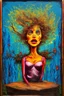Placeholder: incitement to hubris; a neo-surrealistic, expressionistic lowbrow statement piece