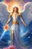 Placeholder: Beautiful Angel, flowers, rainbows,ufos