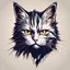 Placeholder: Cat Quickdraw Maven in Vector spiked art style