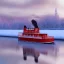 Placeholder: Alaska river winter sternwheeler