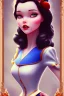 Placeholder: Snow white, beautiful, full body, soft