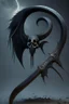 Placeholder: black big scythe