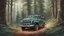 Placeholder: a lumperjack drives with his 1952 GMC Suburban through the forest, a variety of small details in the background, masterpiece, hyperdetailed, trend in the artstation, intricate details, highly detailed, highly detailed, digital painting, perfect result, ultra hd, realistic, vivid colors, highly detailed, UHD drawing, pen and ink, perfect composition, beautifully detailed, intricate, intricate octane rendering trending on artstation, 8k art photography, photorealistic concept art, perfect light,