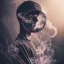 Placeholder: smoke, double exposure photography, colourful nature, clean sharp focus, on white background