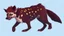 Placeholder: Cute chibi hyena dog chasing its own tail, cartoony, colorful, exaggerated, simplified, adorable