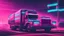 Placeholder: 80's synthwave retro cool trucking