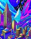 Placeholder: Ethereum Superweapons in an imaginative landscape of a futuristic metropolis in an ethereum gas war with towering skyscrapers, advanced transportation systems, and vibrant public spaces, in the style of cubism, geometric shapes, bold colors, and multiple perspectives, influenced by the works of Pablo Picasso and Georges Braque, envisioning the possibilities of urban life in the future.