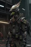 Placeholder: cyberpunk enggang bird indonesia, standing, weapon, helmet army, 8k, realistic, full body raw, culture indonesia