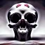 Placeholder: Crack Skull and red rose, marble texture, dark, shallow depth of field, macro lens, unreal engine 5, hyper detailed,8k,surrealism, HDR, hyperphotorealistic, bone, set in fire, trending by artstation