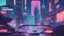 Placeholder: A futuristic cityscape at night with neon lights and flying cars.