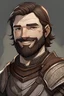 Placeholder: 20's male, brown hair, medium armor, small smile, beard