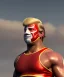 Placeholder: Realistic image of Donald trump wrestler, Mexican wrestling style, Mexican wrestling mask, red and blue breeches, glow us flag dress, suspenders, retro style, 80s, vibrant color, highly detailed, sky background, concept art, unreal engine 5, god rays, ray tracing, RTX, lumen lighting, ultra detail, volumetric lighting, 3d, finely drawn, high definition, high resolution.