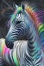 Placeholder: FANTASY MULTICOLORED ZEBRA BY Aaron Blaise