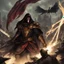 Placeholder: Azrael vs league of shaadows