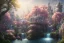 Placeholder: a fairy tale style, white gold castle，waterfall, flowering trees, full of details, matte painting, concept art, smooth, bright sunshine，soft light atmosphere, blender unreal engine，light effect，rtx on，vaporwave colorful, artstation, concept art, smooth, extremely sharp detail, finely tuned detail, ultra high definition, 8 k, unreal engine 5, ultra sharp focus, illustration, magic ambient, asiatic