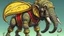 Placeholder: a wasp elephant hybrid