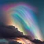 Placeholder: iridescent clouds